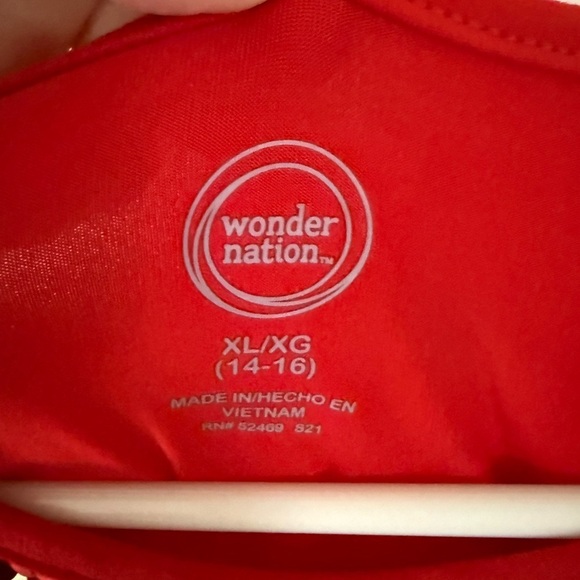 New Wonderkids Red and Gold Sequin Dress size XL or women small - Picture 2 of 9